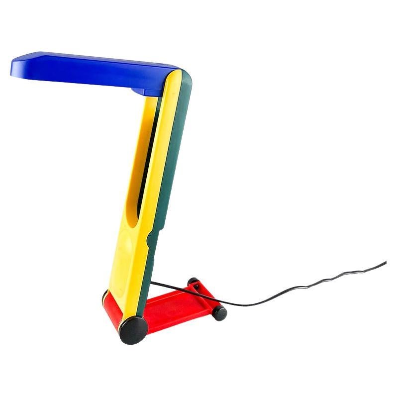 Shortes Lite Table Lamp, Primary Colors, 1990s For Sale