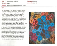 «Ngapa Jukurrpa - Puyurru » Art aborigène australien