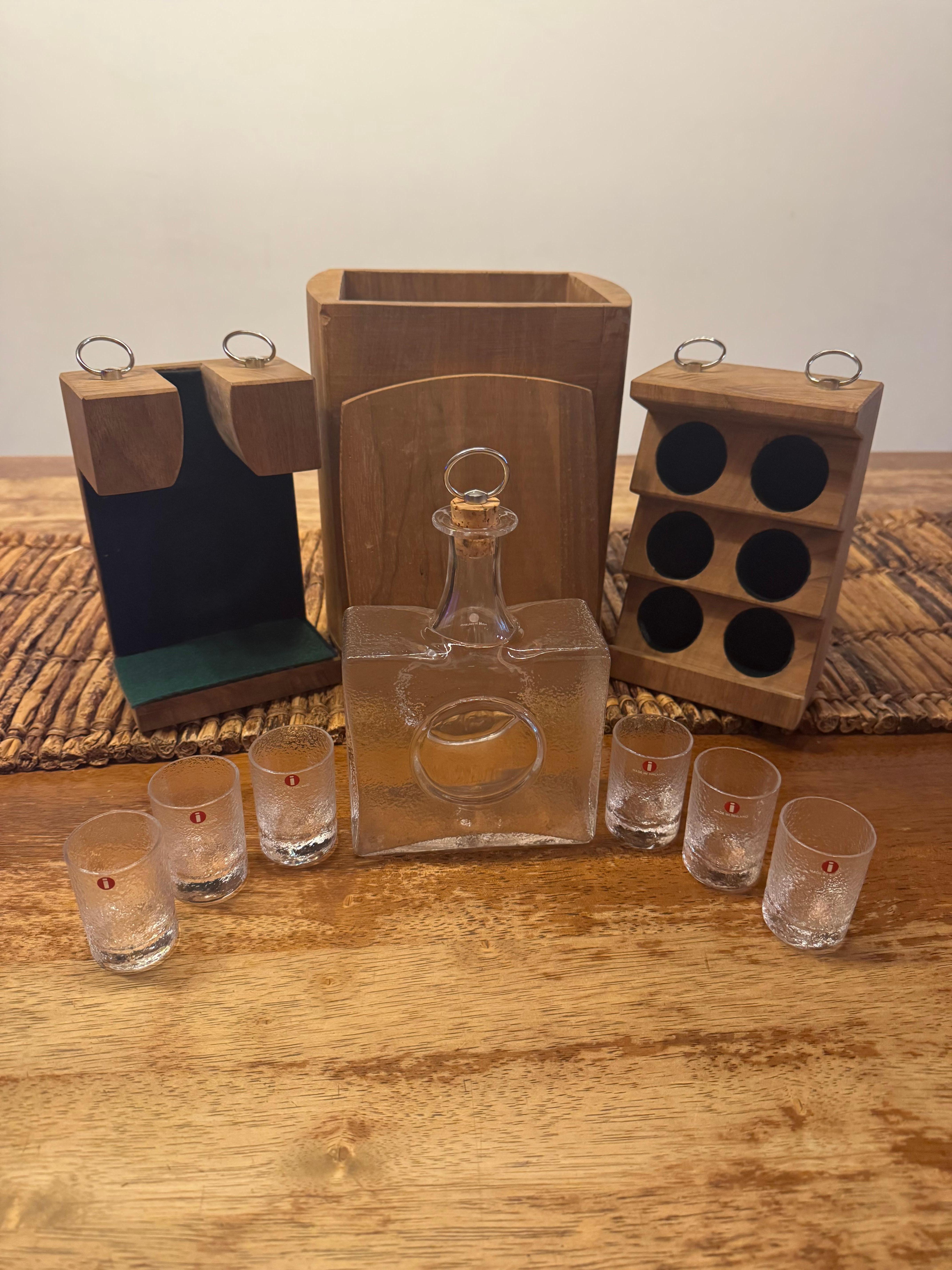 Modernist Shot Set Designed by Tapio Wirkkala for Iittala For Sale