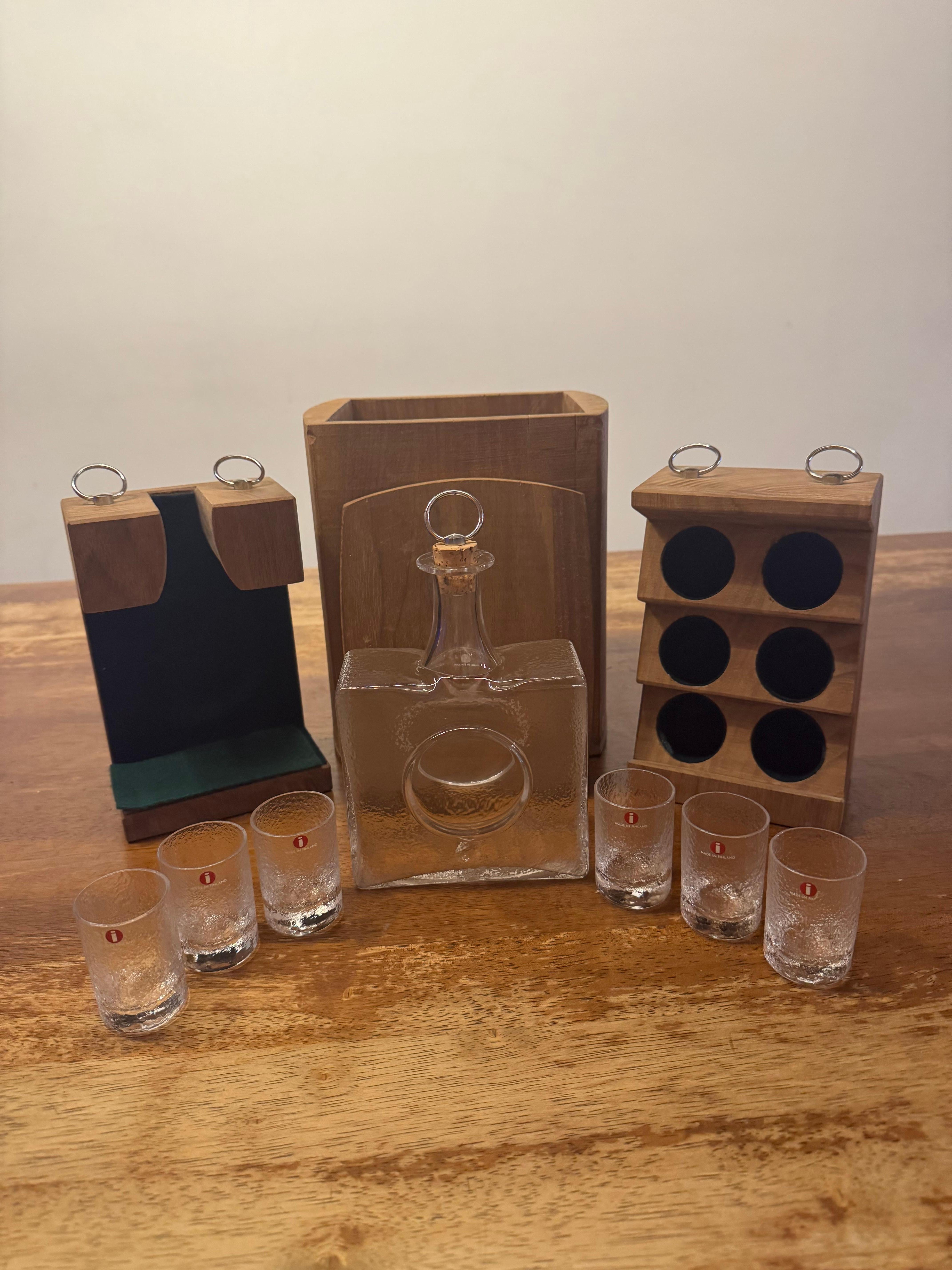 Women's or Men's Shot Set Designed by Tapio Wirkkala for Iittala For Sale