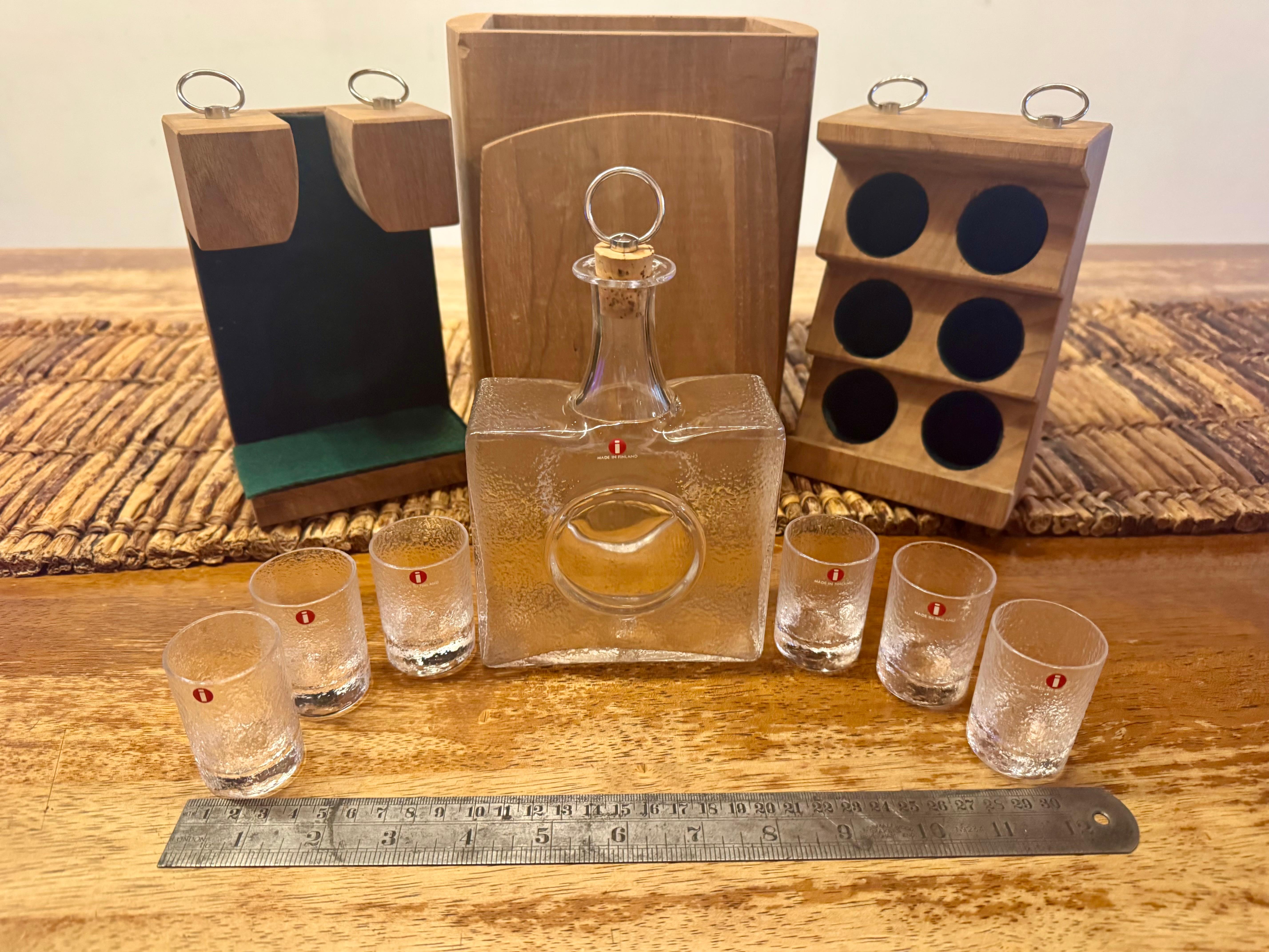 Shot Set Designed by Tapio Wirkkala for Iittala For Sale 1