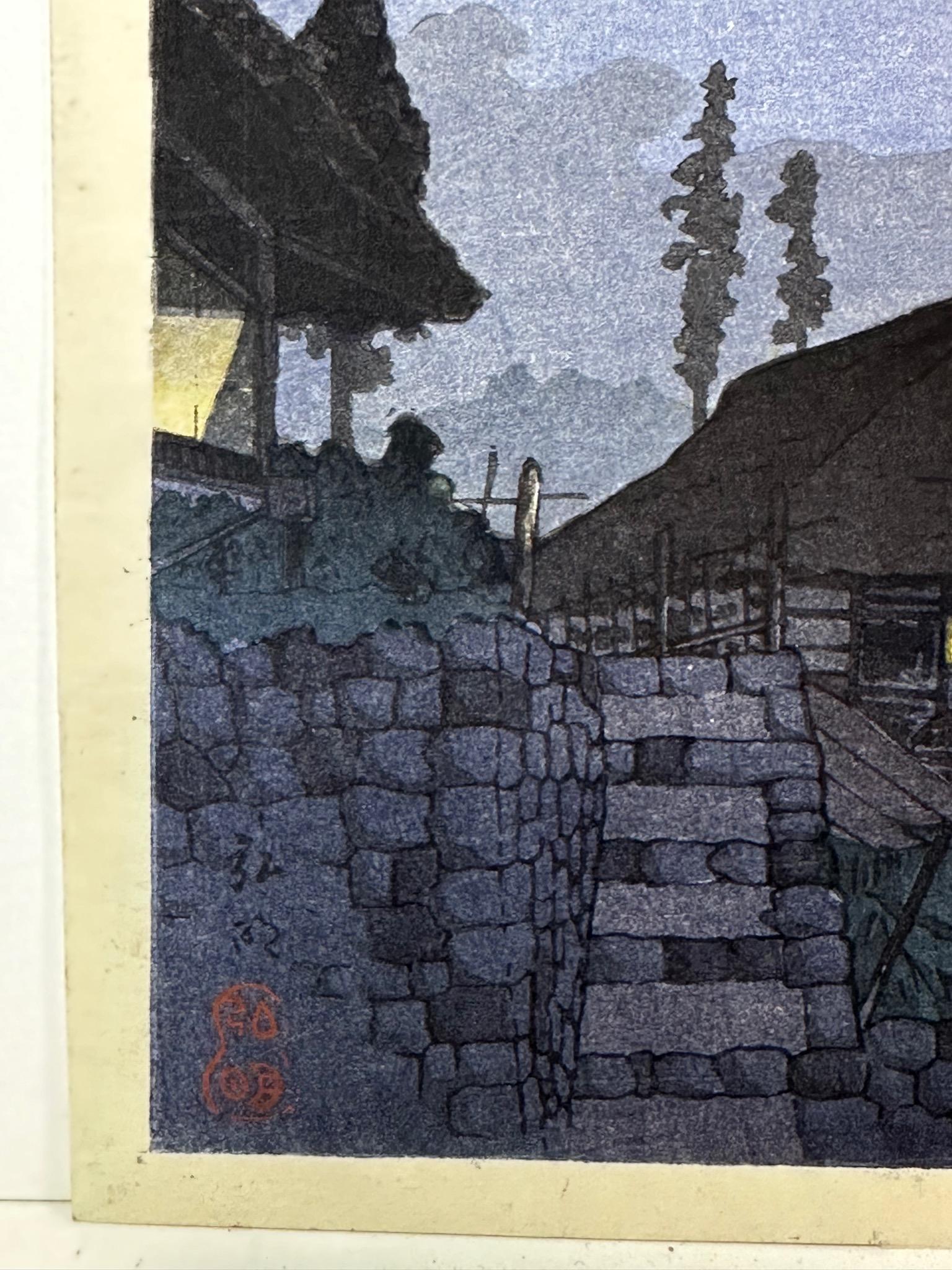 Shotei Takahashi Original Woodblock Print Mt Fuji from Mitsukubo 1936 10