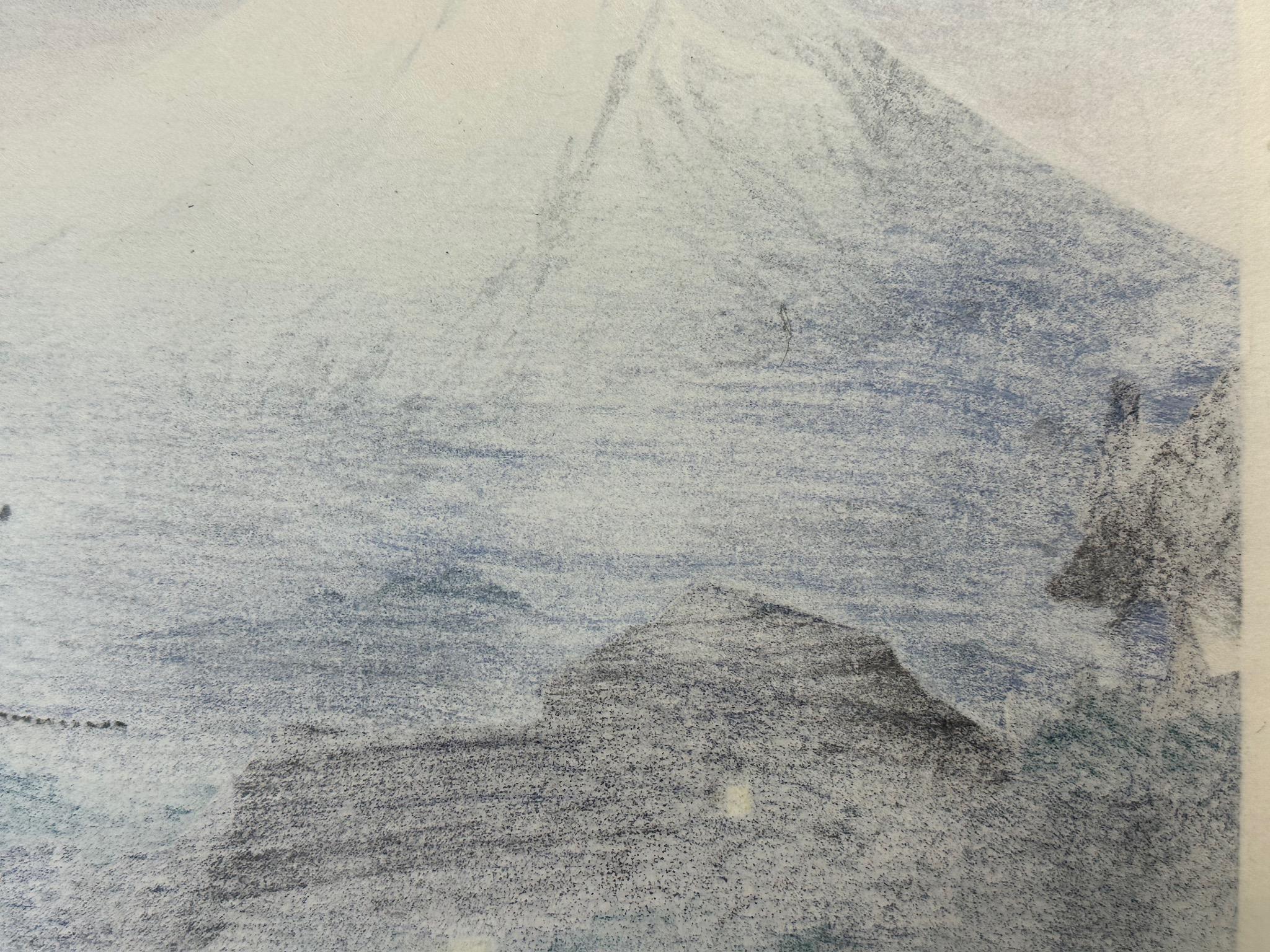 Shotei Takahashi Original Woodblock Print Mt Fuji from Mitsukubo 1936 10