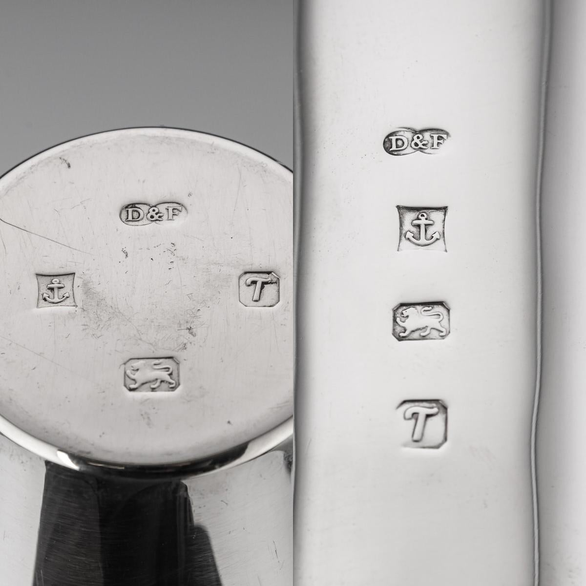 Set aus 6 versilberten Karton-Serviergeschirr-Tasse mit Schuss, Deakin & Francis im Angebot 3