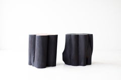 Shou Sugi Ban Burned Black Stumps