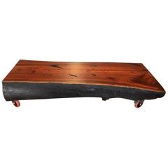Shou-Sugi-Ban Eucalyptus Wood Coffee Table