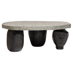 Shou Sugi Ban Meditation Stone Table
