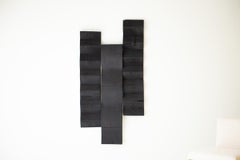 Shou Sugi Ban Wood Wall Panels, Peaks and Waves