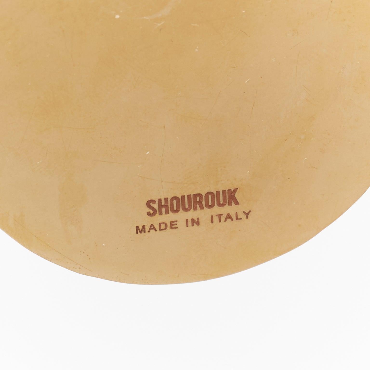 SHOUROUK schwarz silber ombre kristall sand gold metall clip on ohrringe paar im Angebot 2