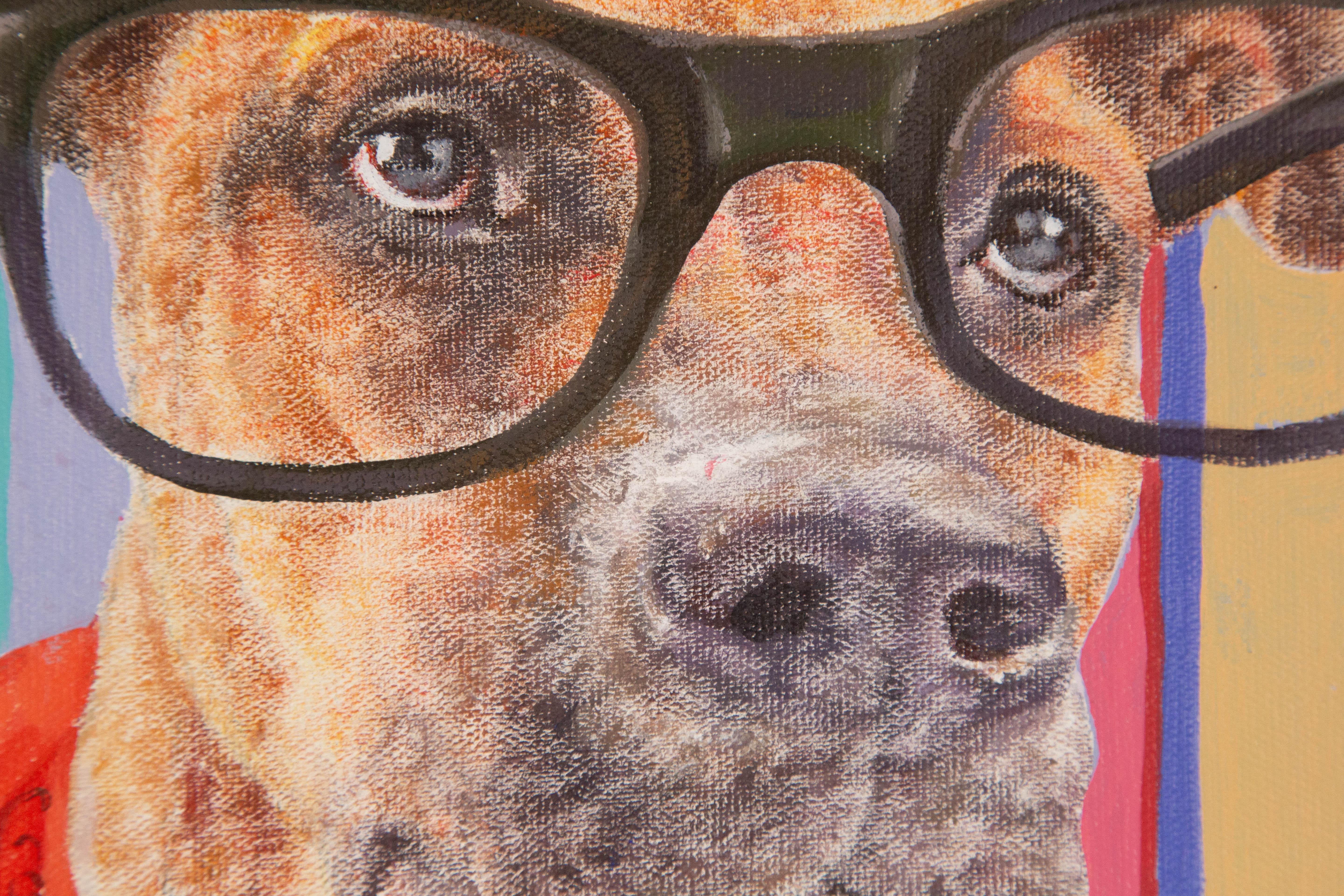 ShouZhang Wang Animal Original Oil On Canvas 