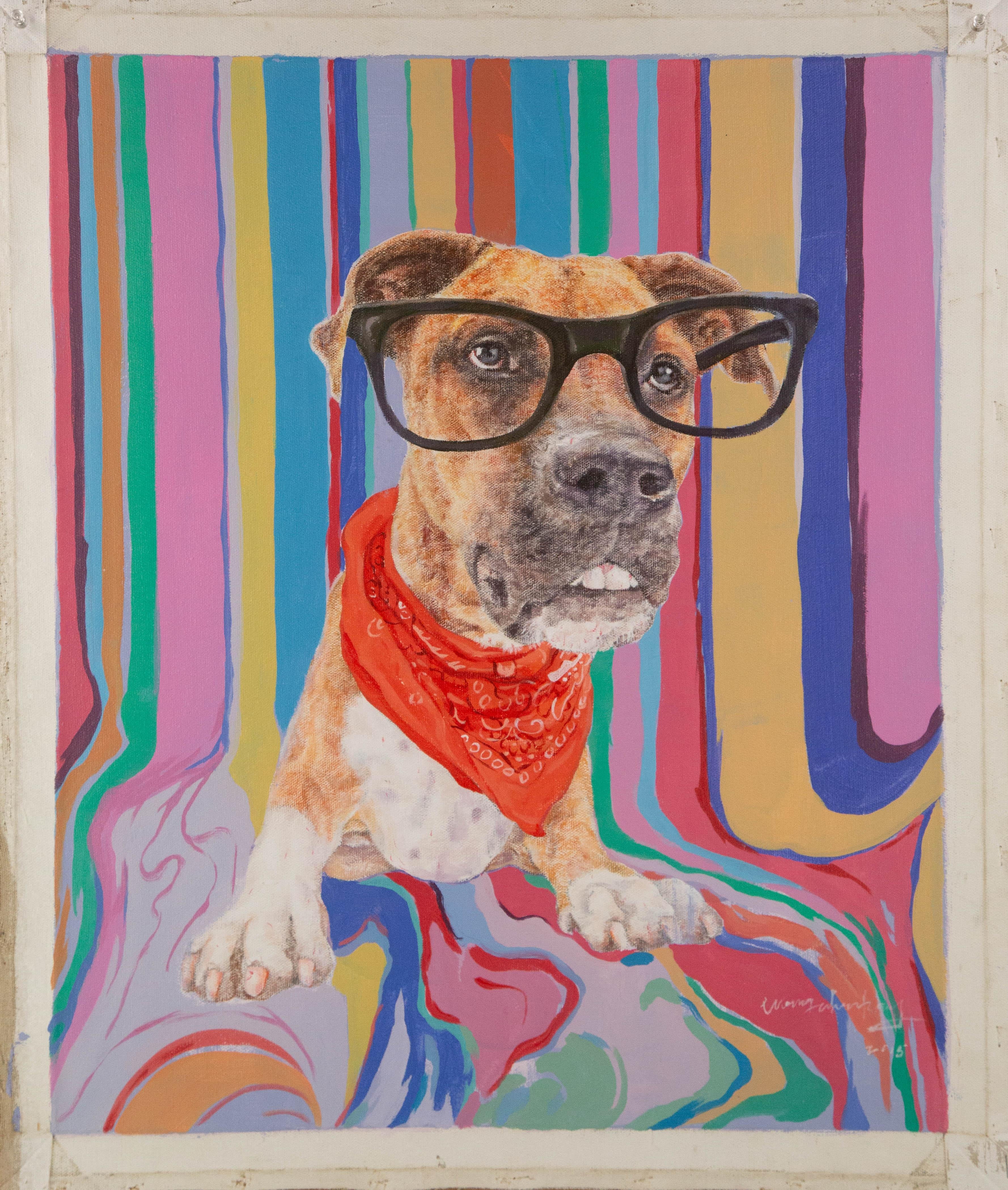 ShouZhang Wang Animal Original Oil On Canvas 