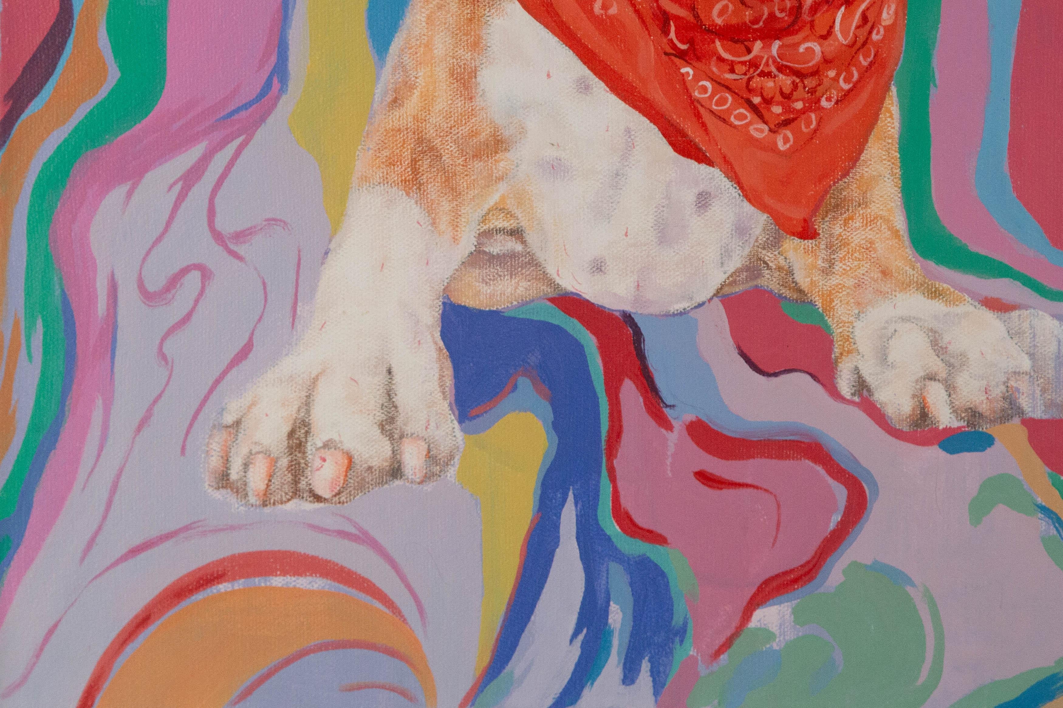 ShouZhang Wang Animal Original Oil On Canvas 
