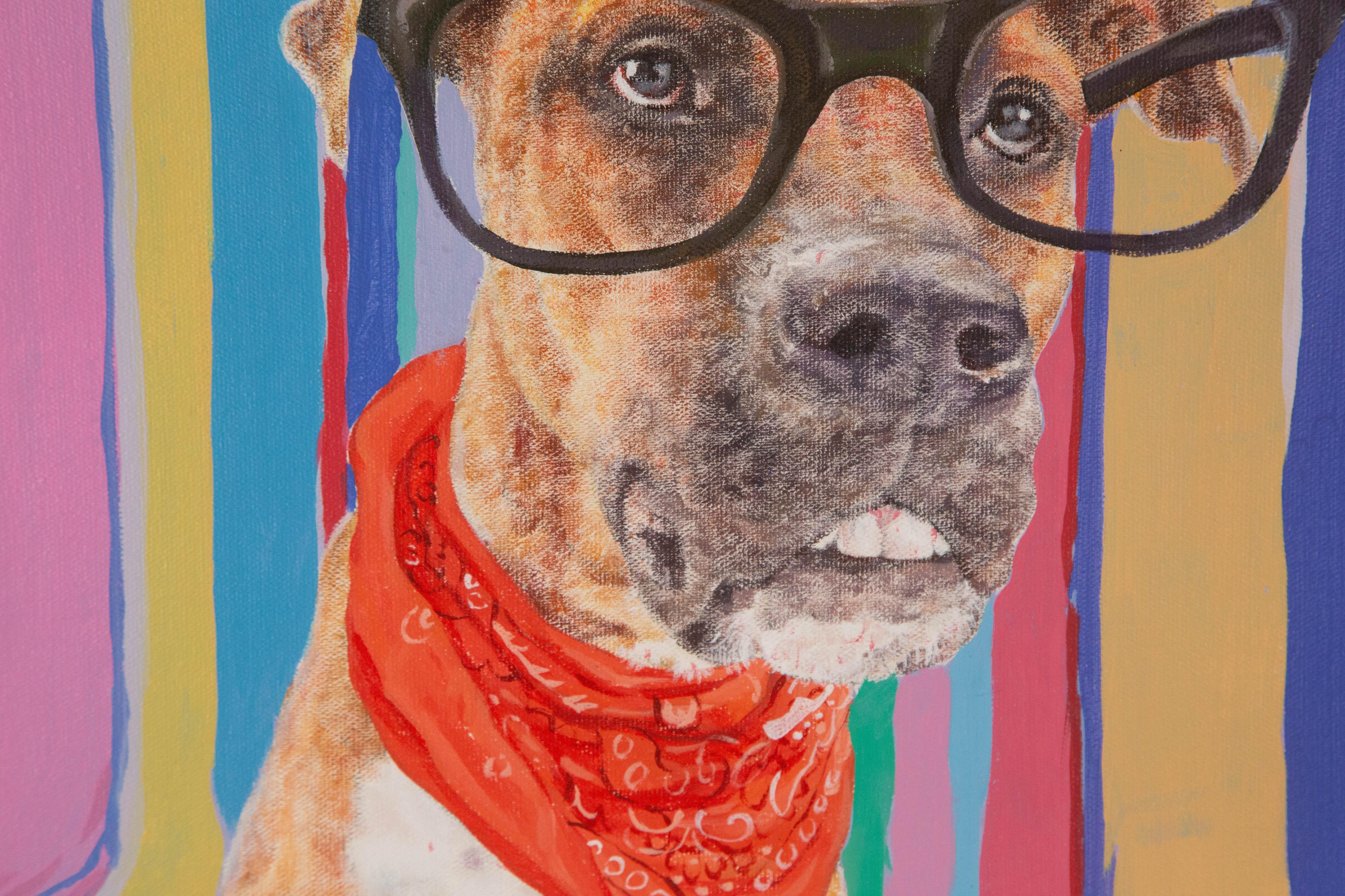 ShouZhang Wang Animal Original Oil On Canvas 