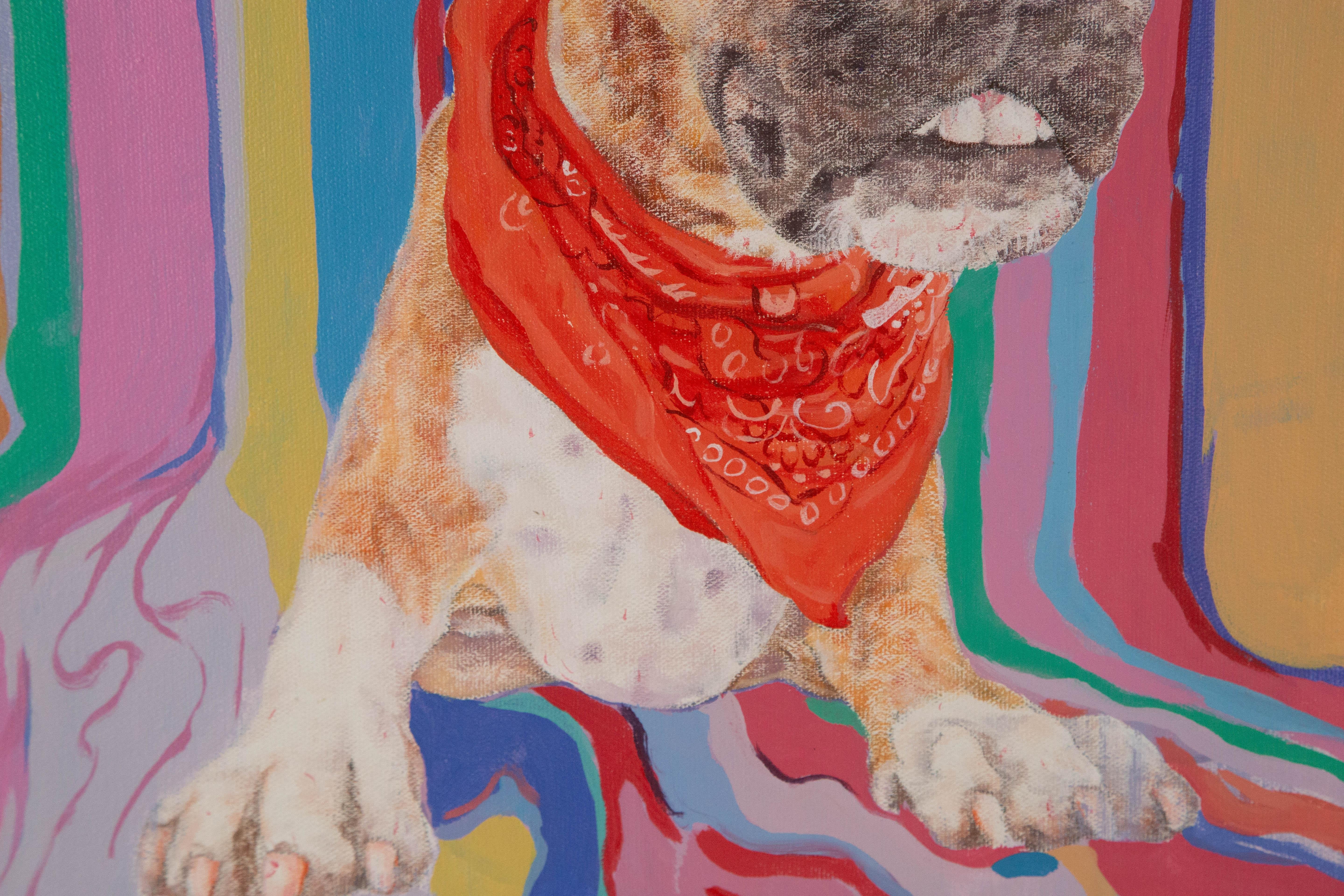 ShouZhang Wang Animal Original Oil On Canvas 