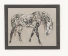 Show Horse Drawing by Leslie Charlotte Benenson