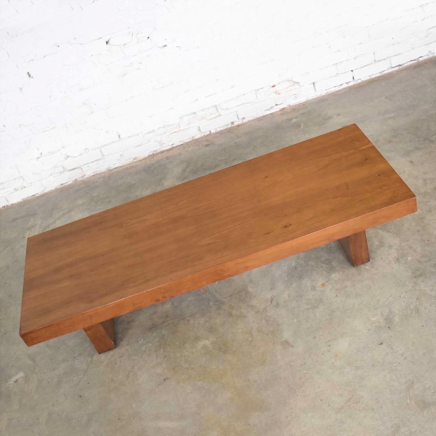 low bench coffee table