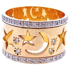 Show Yamagata 18K and Platinum Celestial Diamond Band Ring
