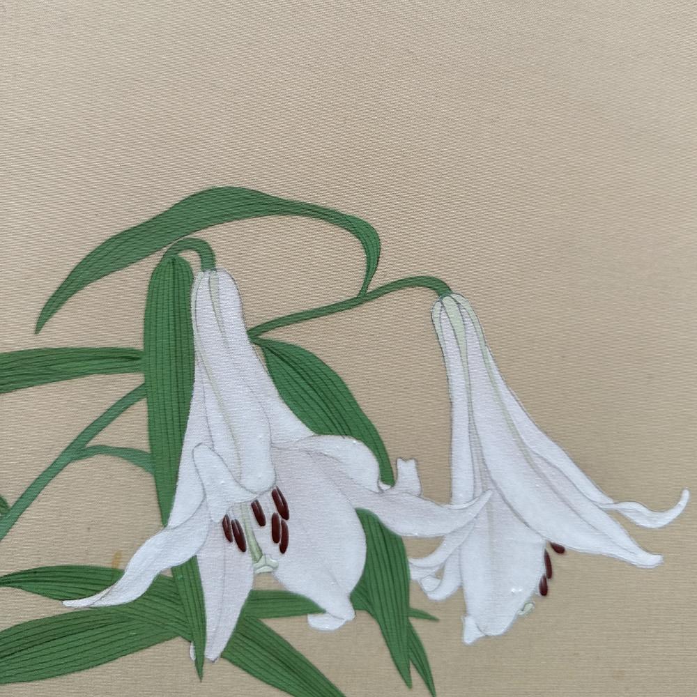 Showa Delicate Floral Screen For Sale 1
