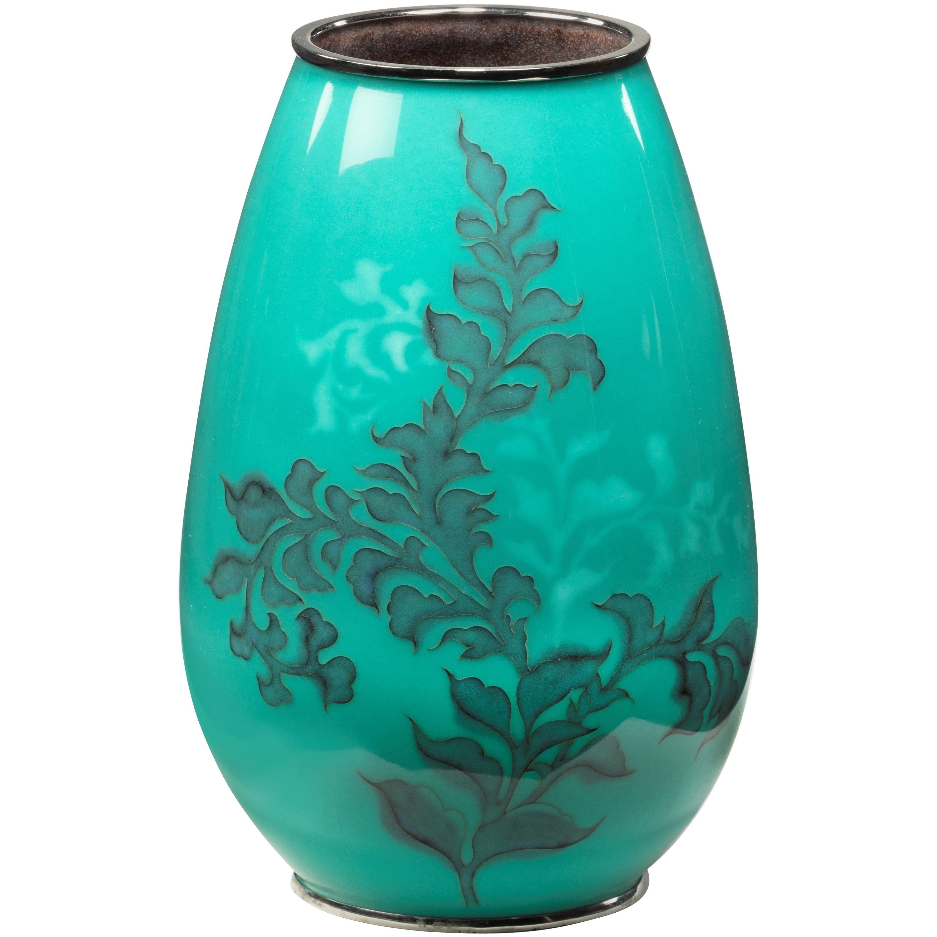 Showa Period Cloisonné Vase by Tamura