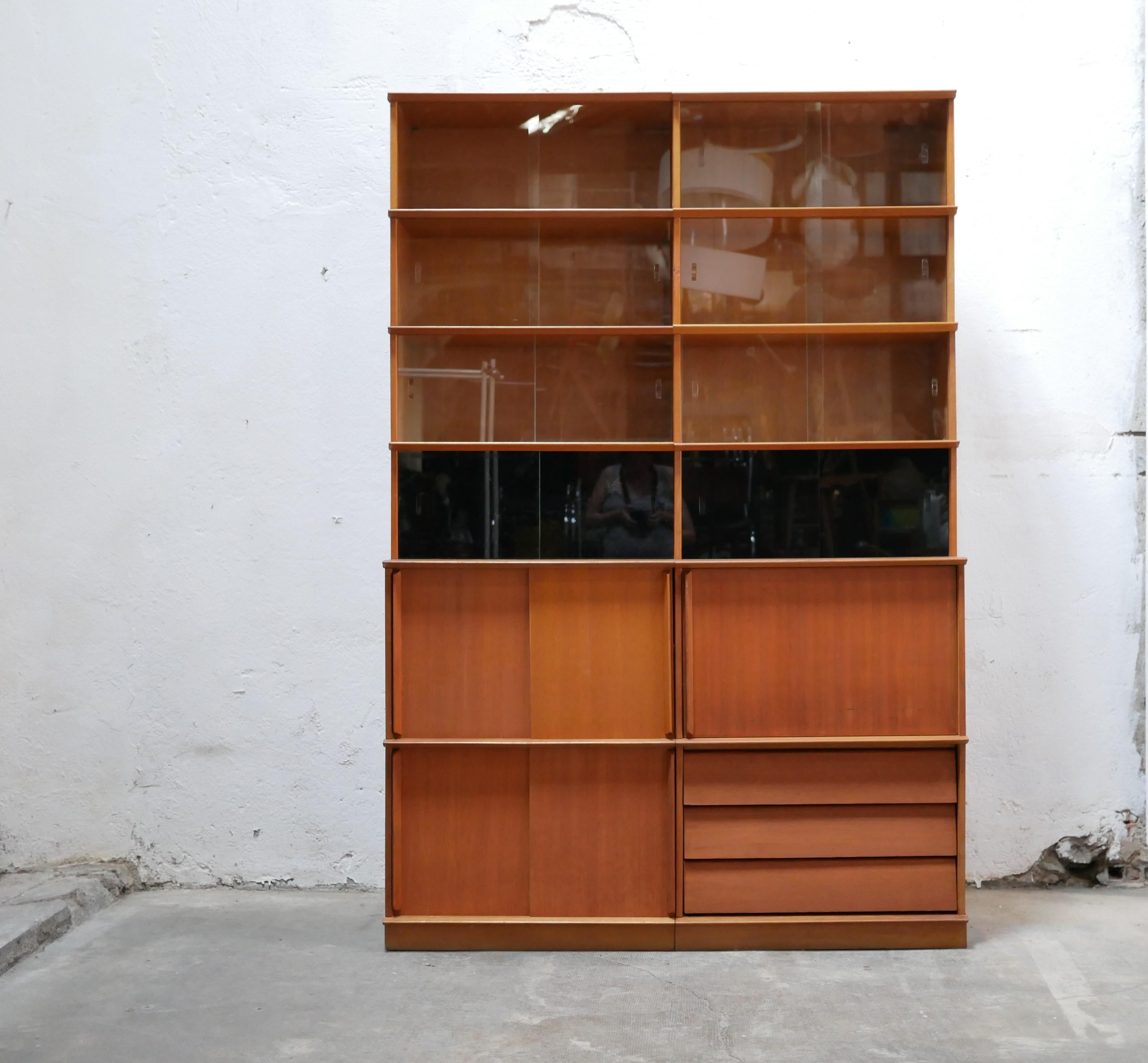 Showcase bookcase by Didier Rozaffy for Meubles Oscar editions For Sale 11