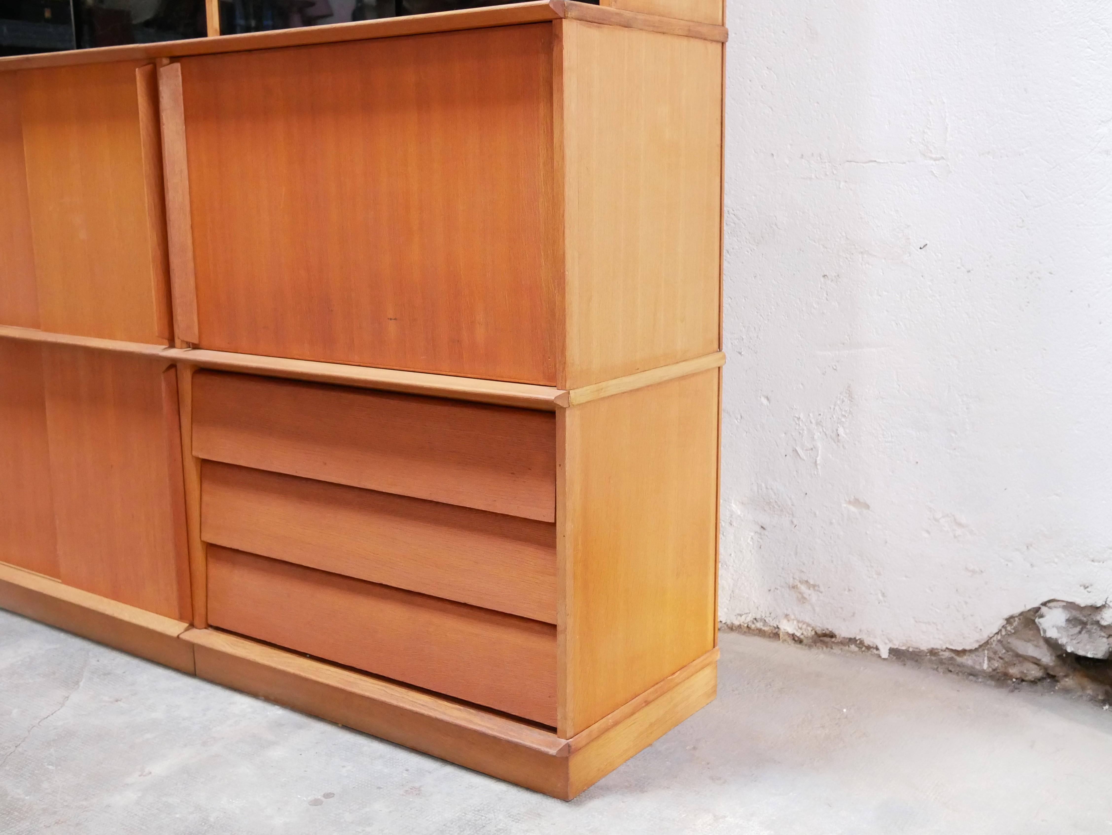 Showcase bookcase by Didier Rozaffy for Meubles Oscar editions For Sale 12