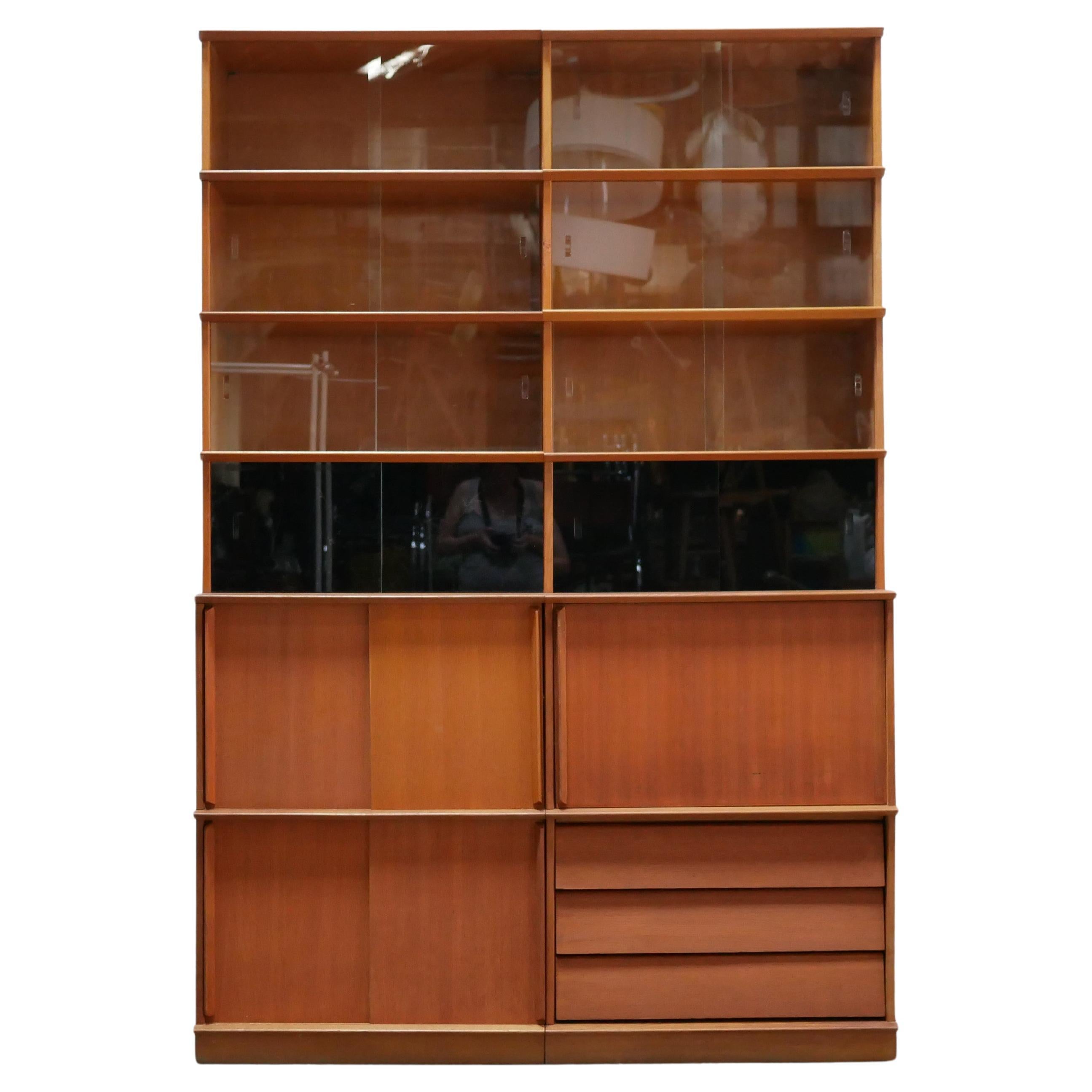 Showcase bookcase by Didier Rozaffy for Meubles Oscar editions For Sale