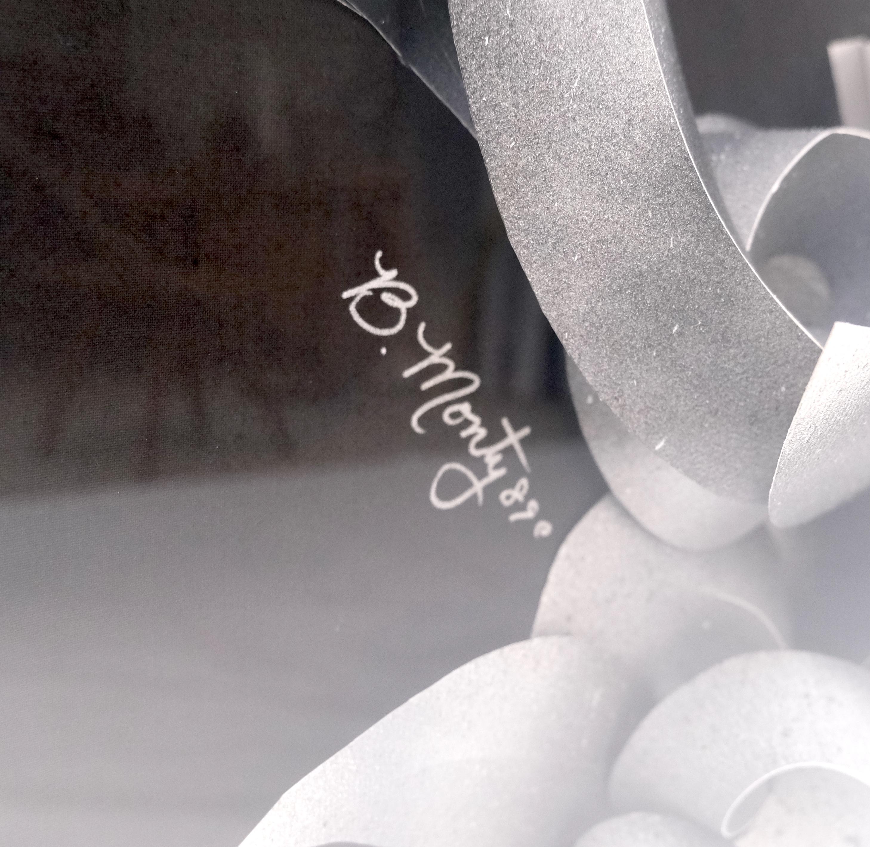 Gezeigt 3D Abstrakt Signiert Greg Copeland Papier Skulptur Rechteckig Wand Kunst im Angebot 1