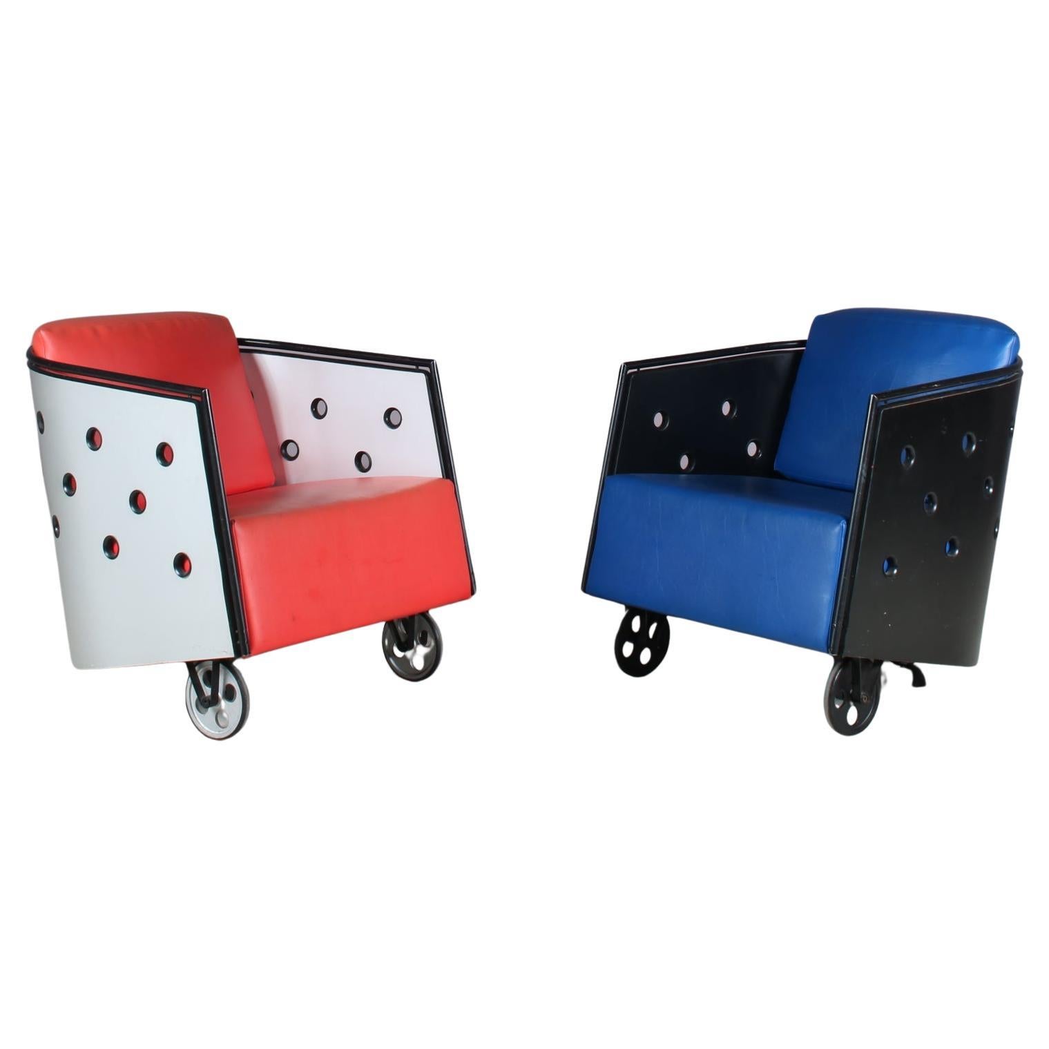 Showmodel “HumptyDumpty” Lounge Chairs by Pierre Mazairac & Karel Boonzaaijer, N