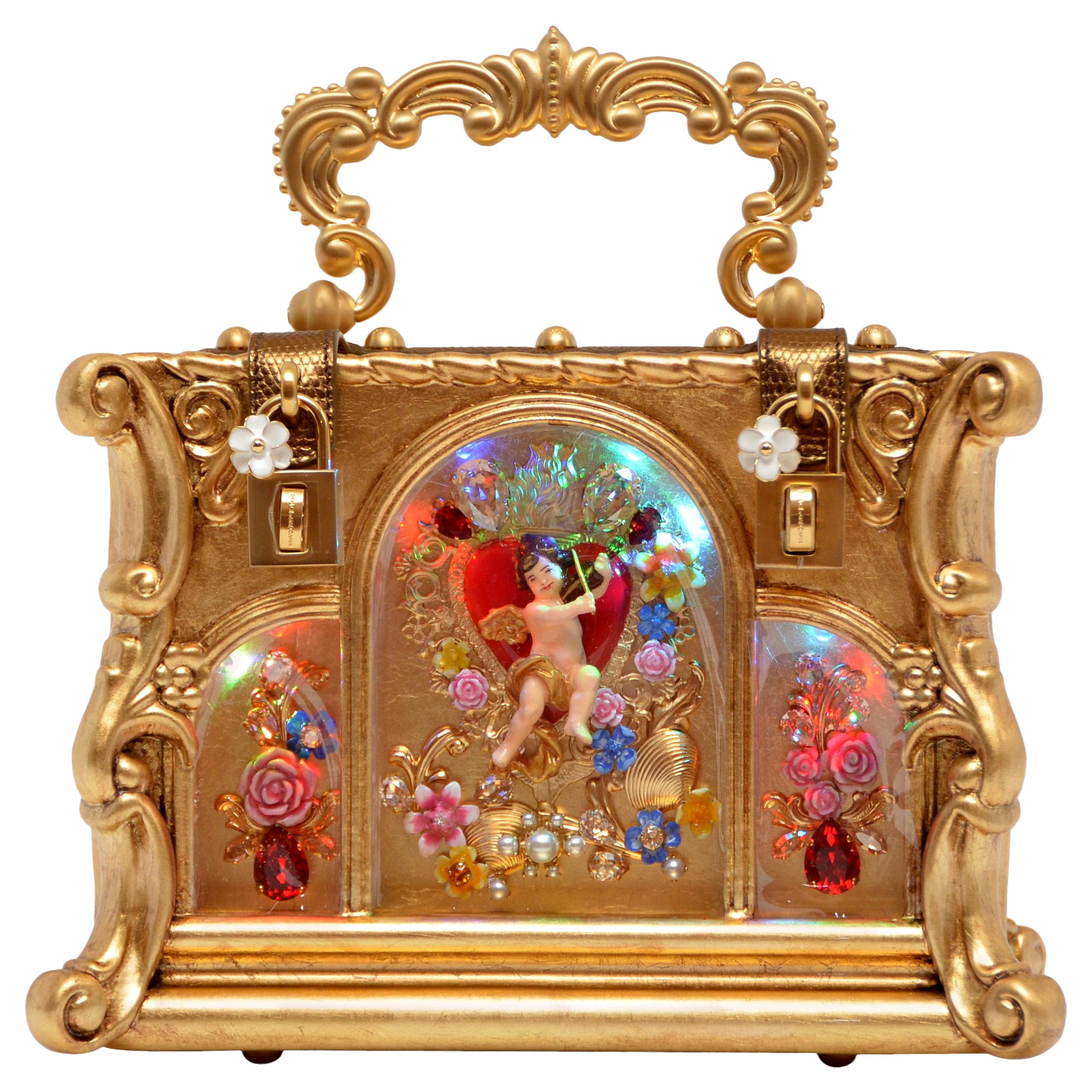  Dolce & Gabbana Angel Cherub Handbag With Lights 2017 Runway  $15, 000 NEW  1/5