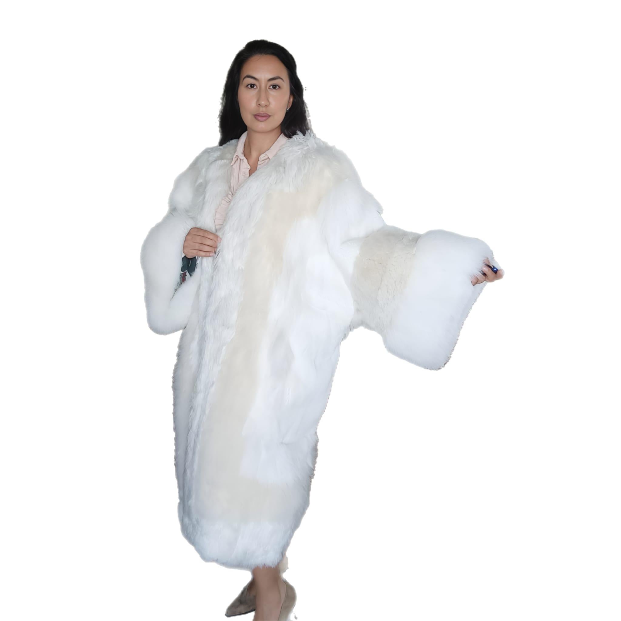 Showroom Dolce & Gabbana mix sheep lamb Fur Coat (Size 16 - L) For Sale 5