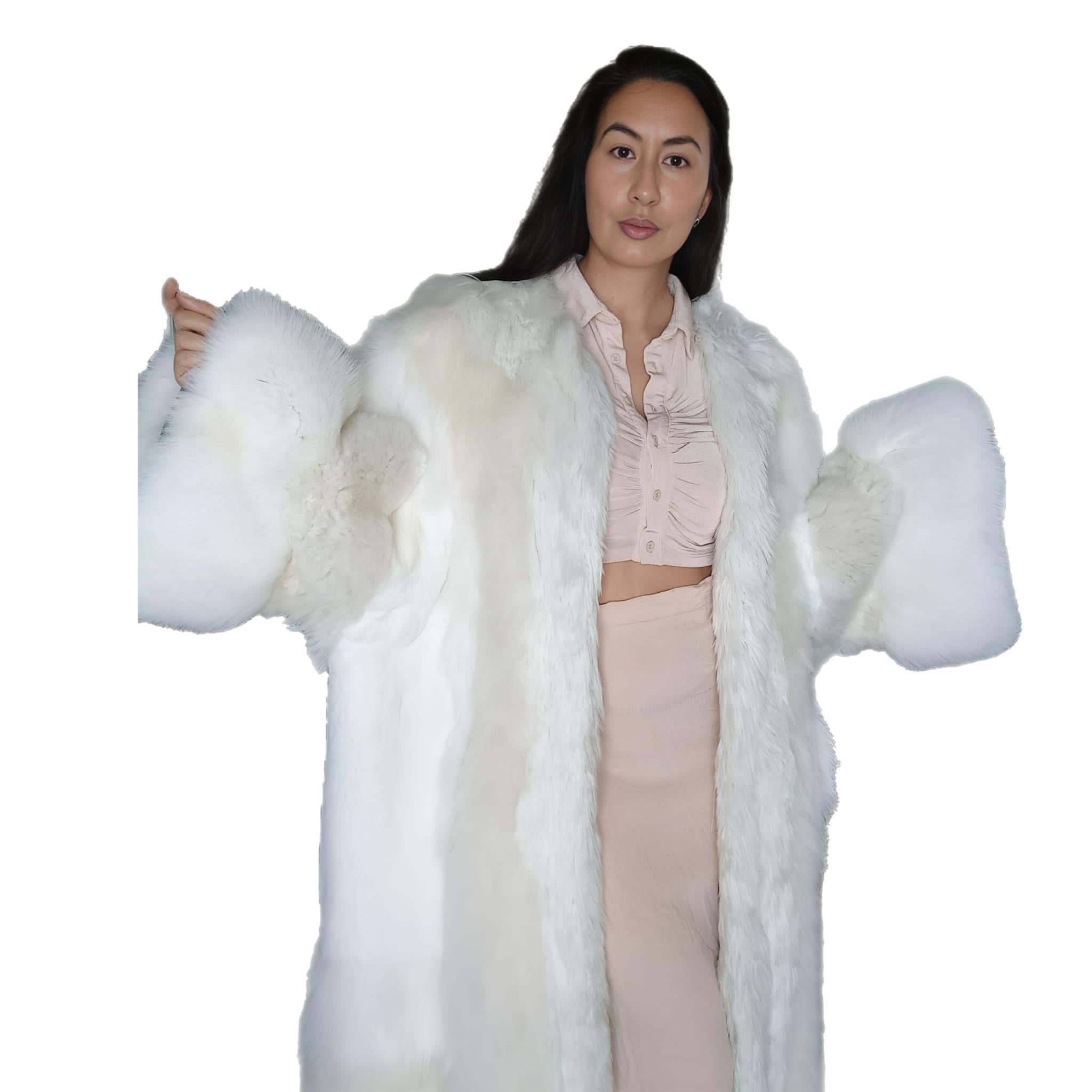Showroom Dolce & Gabbana mix sheep lamb Fur Coat (Size 16 - L) For Sale 6