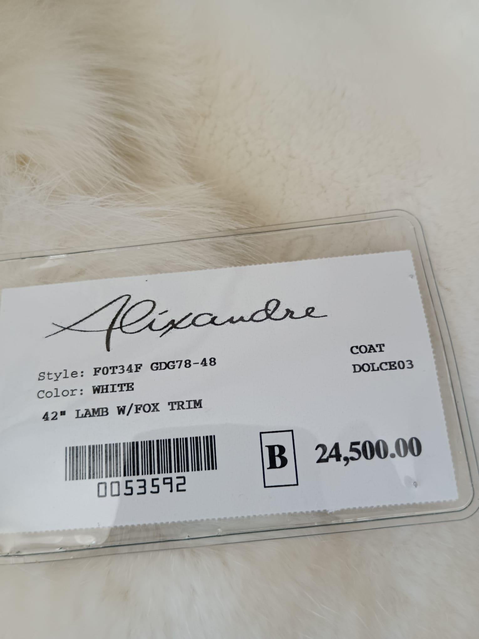 Showroom Dolce & Gabbana mix sheep lamb Fur Coat (Size 16 - L) For Sale 13
