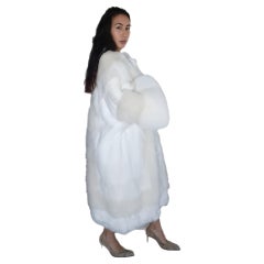 Showroom Dolce & Gabbana abrigo de piel de cordero mezcla de oveja (Talla 16 - L)