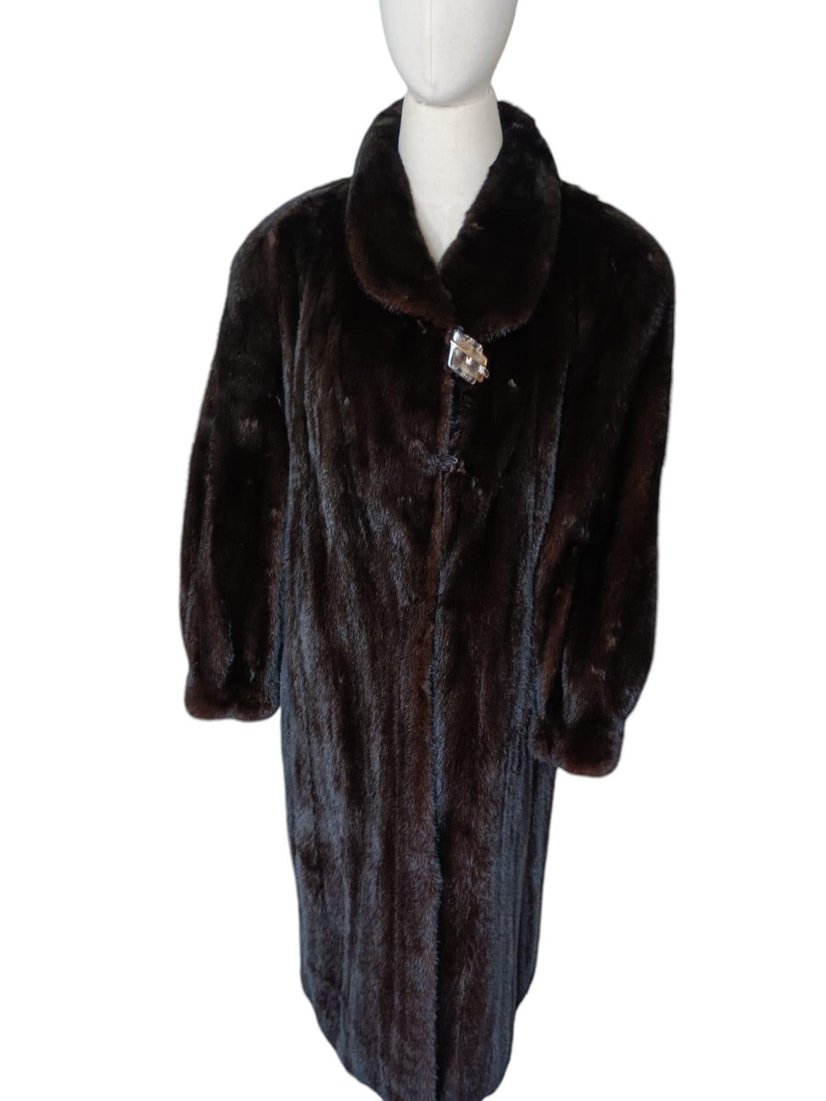 Donna Cappotto in pelliccia di visone Showroom Ranch (taglia 16 XL) in vendita