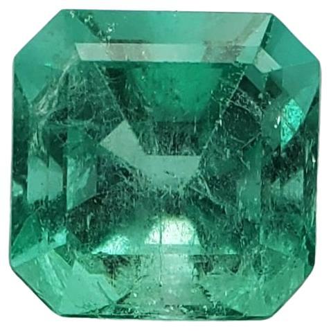 Showstopping 2.93ct Octagonal Cut Natural Emerald GIA Certified