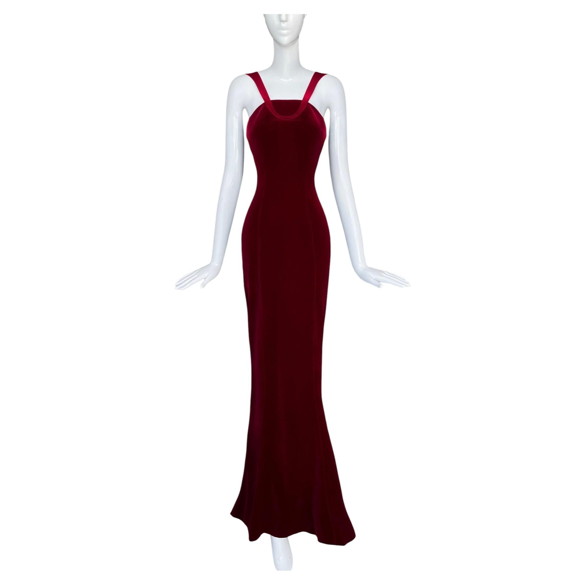 Showstopping Thierry Mugler FW 1998 Runway Evening Gown