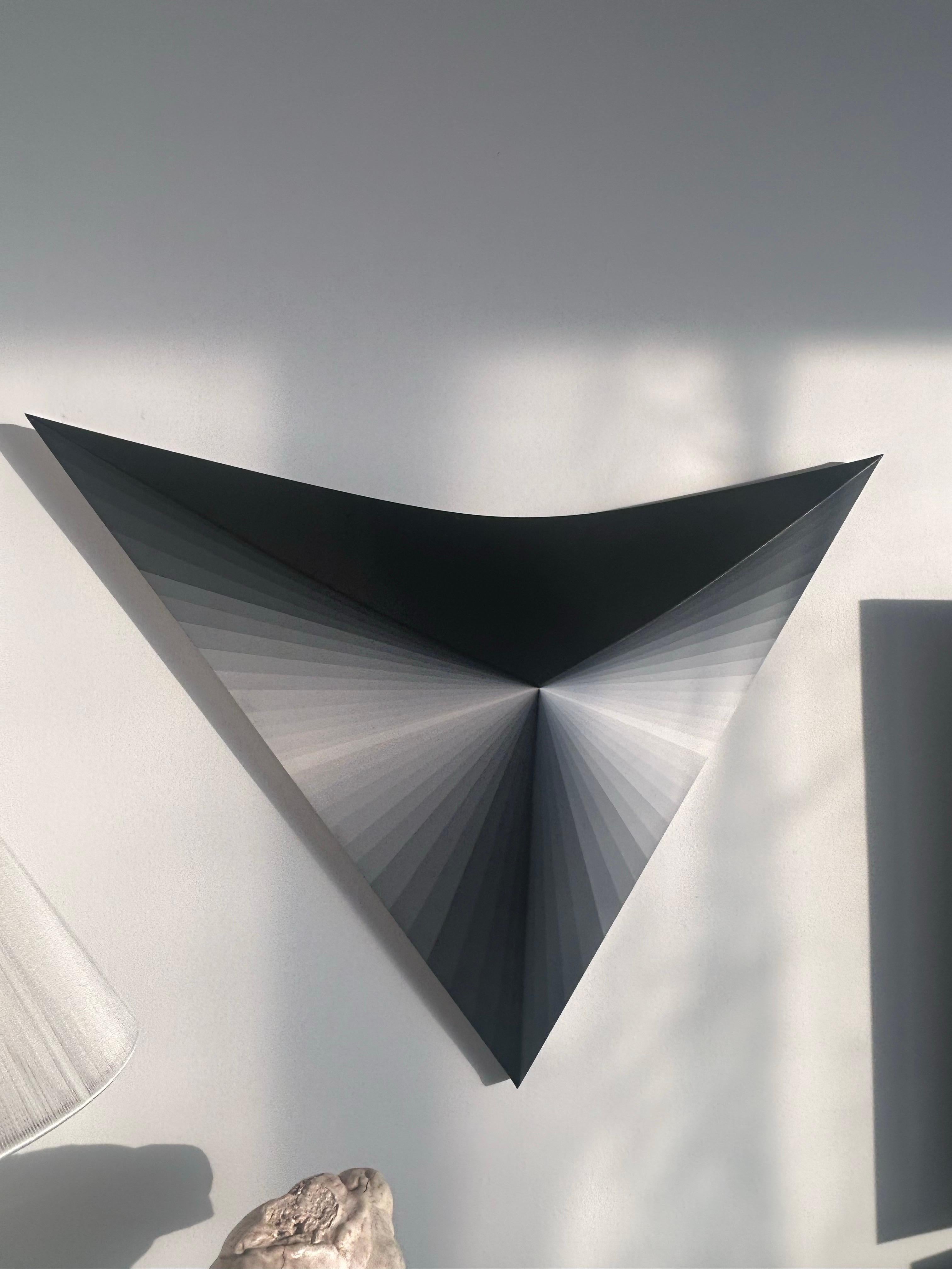 Shozo Nagano acrilico tridimensionale su tela in vendita 8