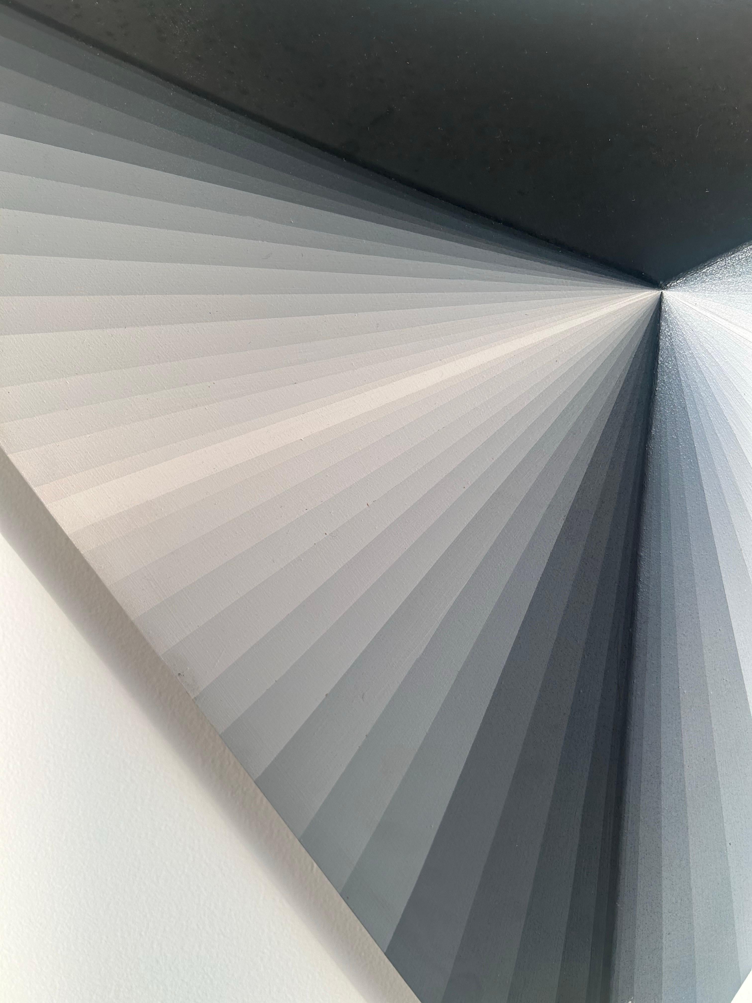 Shozo Nagano acrilico tridimensionale su tela in vendita 10