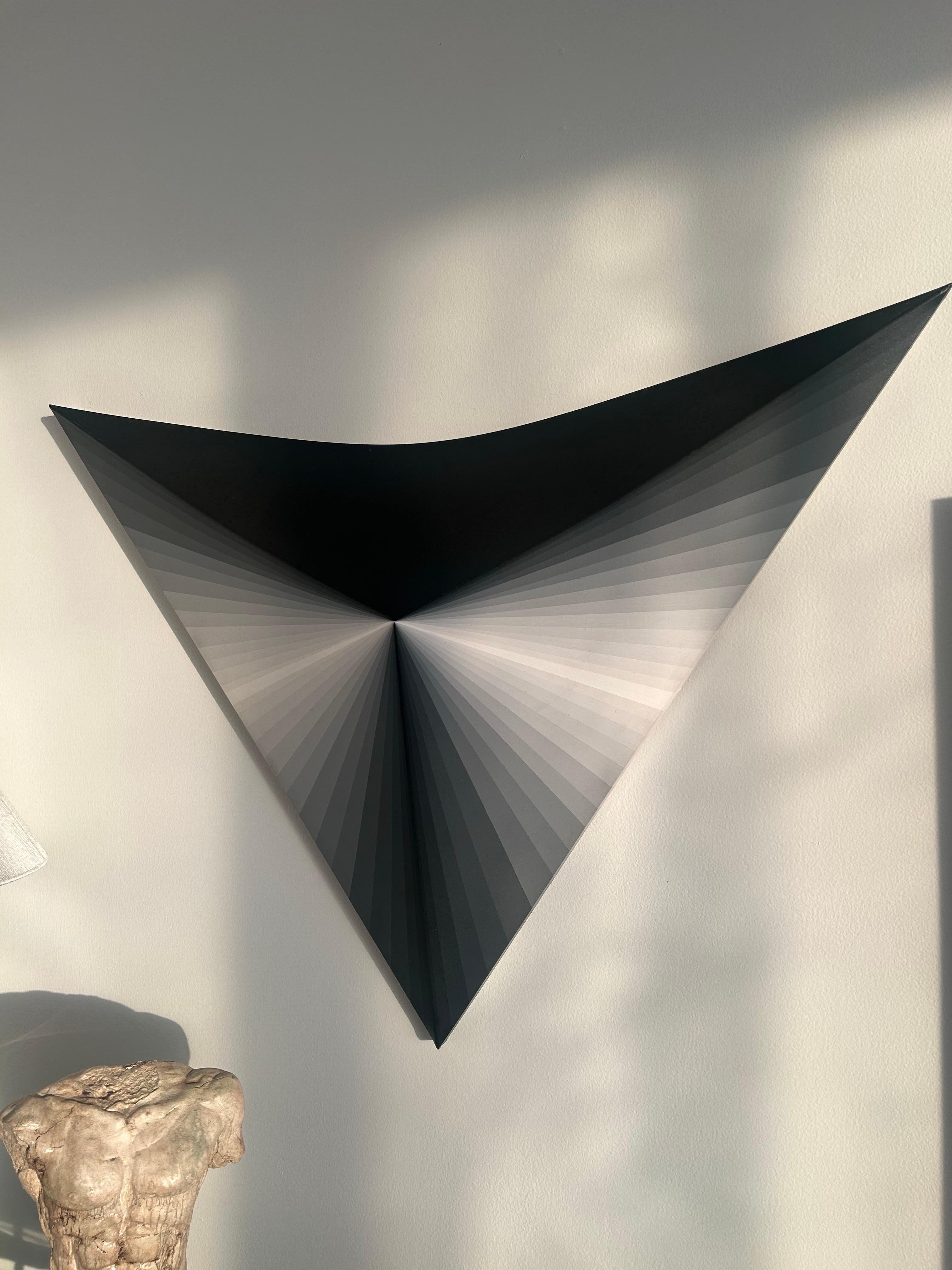 Moderno Shozo Nagano acrilico tridimensionale su tela in vendita