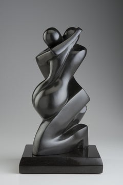 Soulmates II by Shray, Bronze Abstract Sculpture, Contemporary Sculpture
