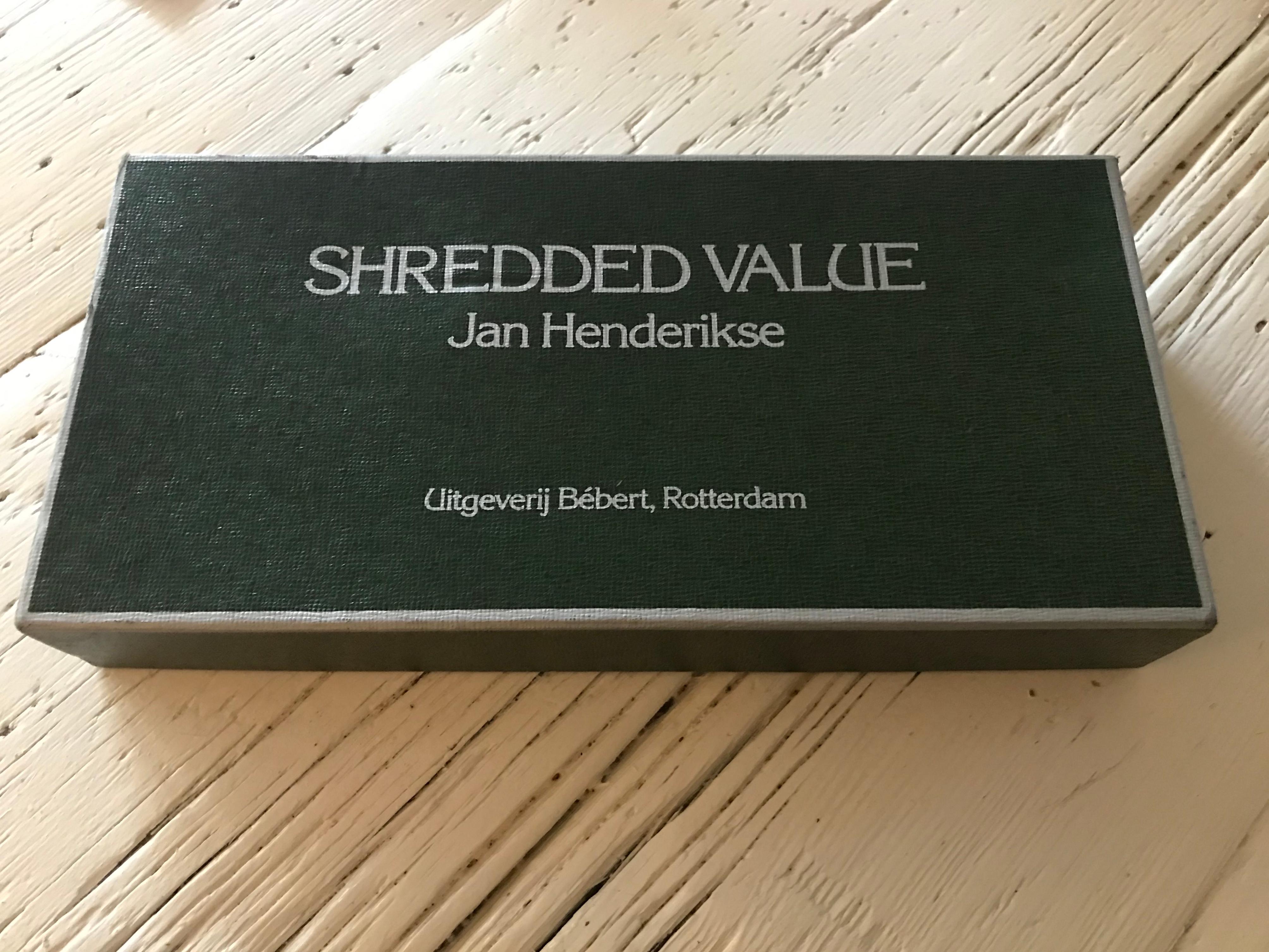 'Shredded Value' by Jan Hendrikse, Dutch, 1989 For Sale 5