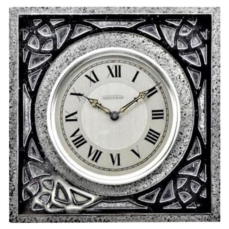 Shreve & Co. Arts & Crafts Style Table Clock, circa 1915 For Sale