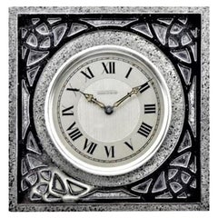 Shreve & Co. Arts & Crafts Style Table Clock, circa 1915