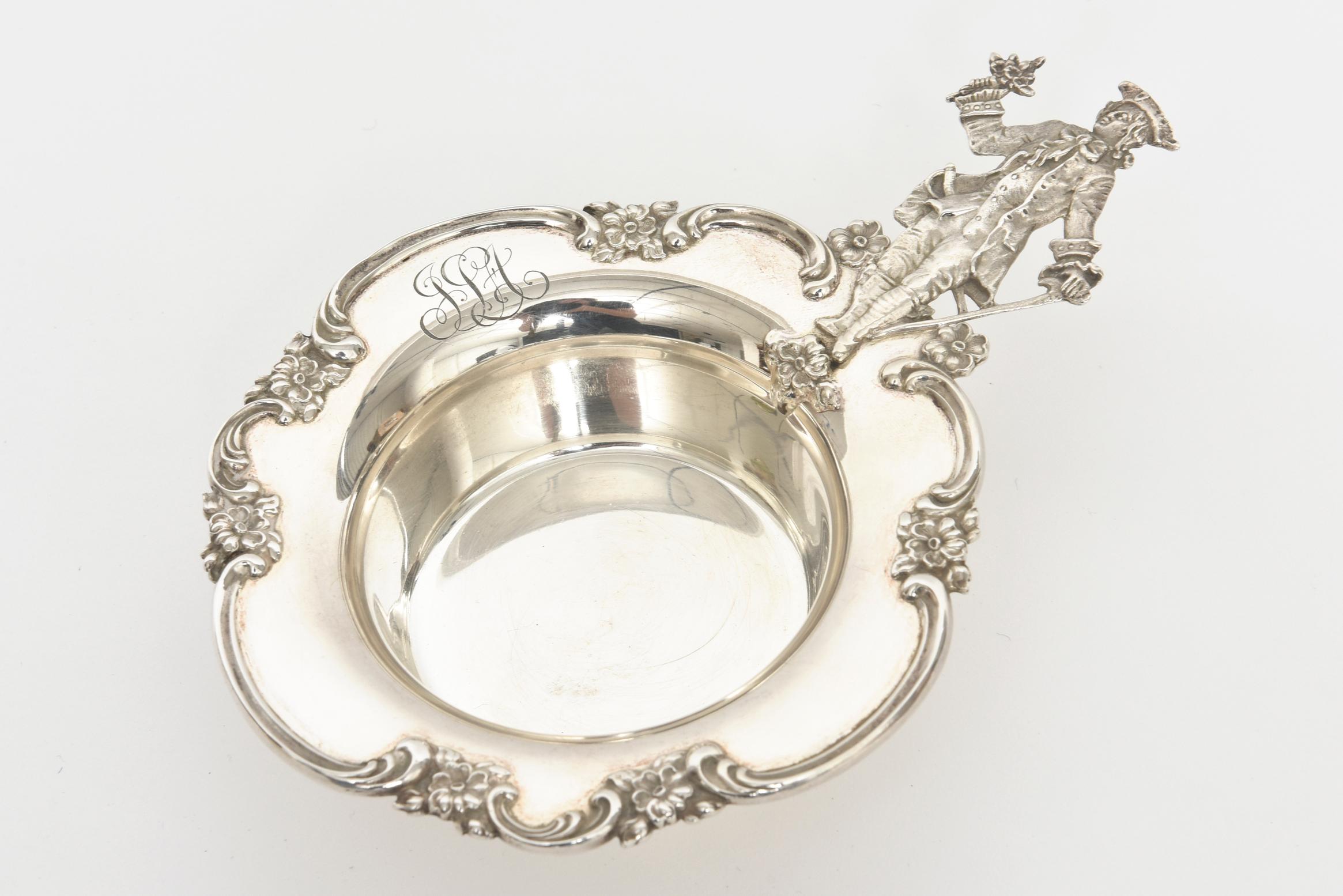 Shreve & Co Figural Man and Woman Sterling Silver Ramekins Set of 12 4