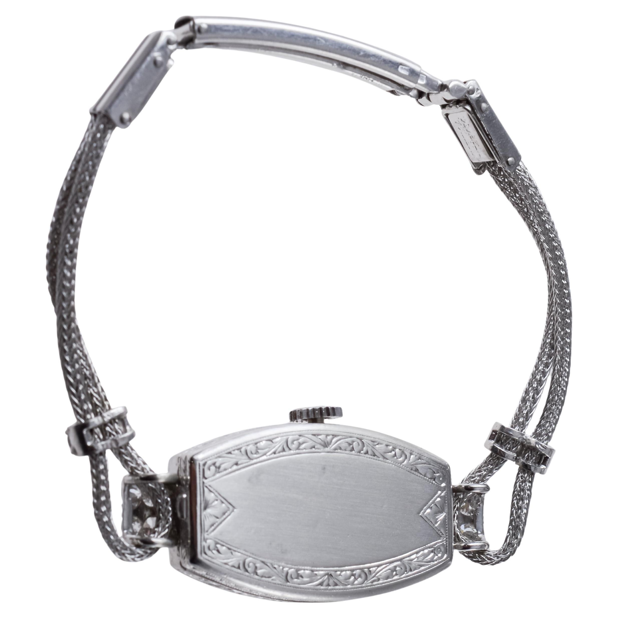 Tiffany & Co. Montre pour dames Art Deco circa 1920 en vente 5