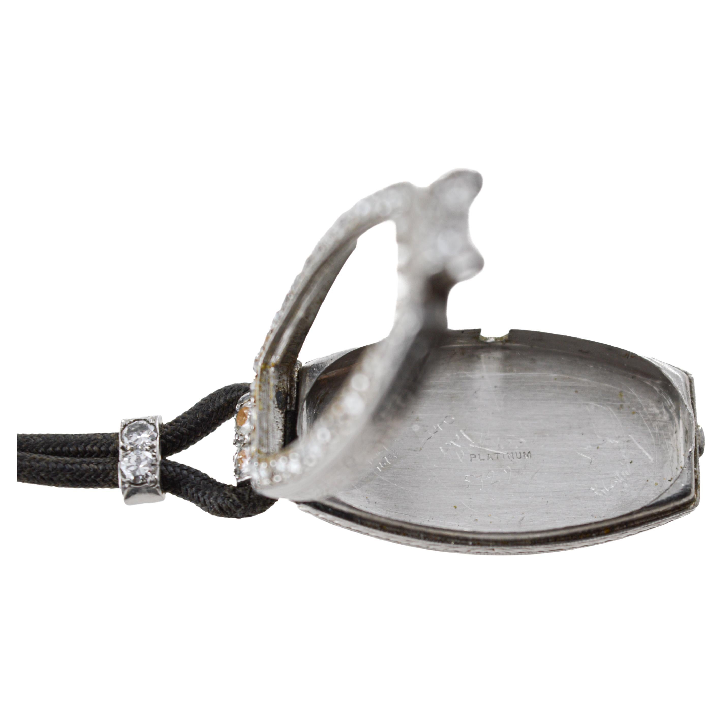 Tiffany & Co. Montre pour dames Art Deco circa 1920 en vente 8
