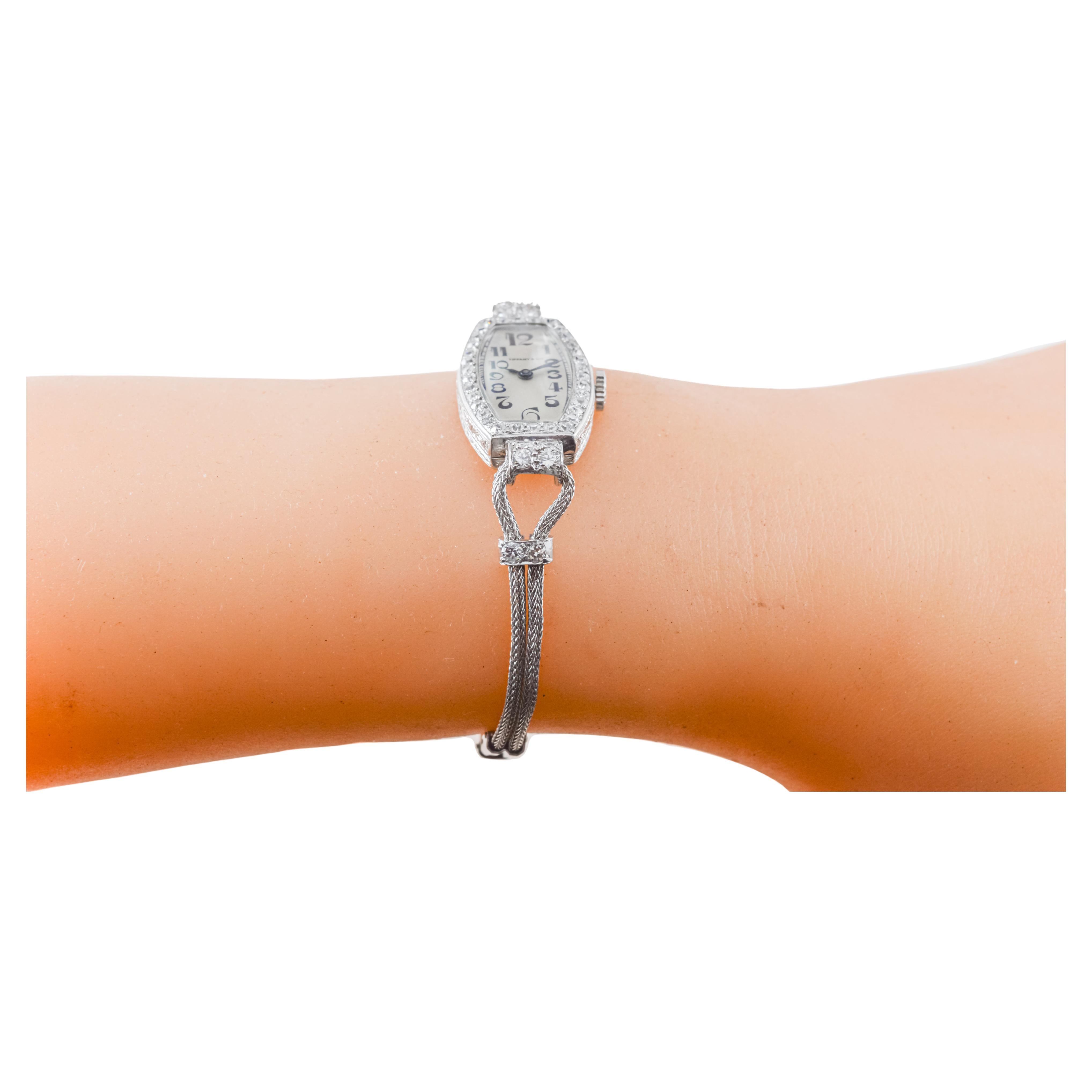 Tiffany & Co. Montre pour dames Art Deco circa 1920 en vente 10