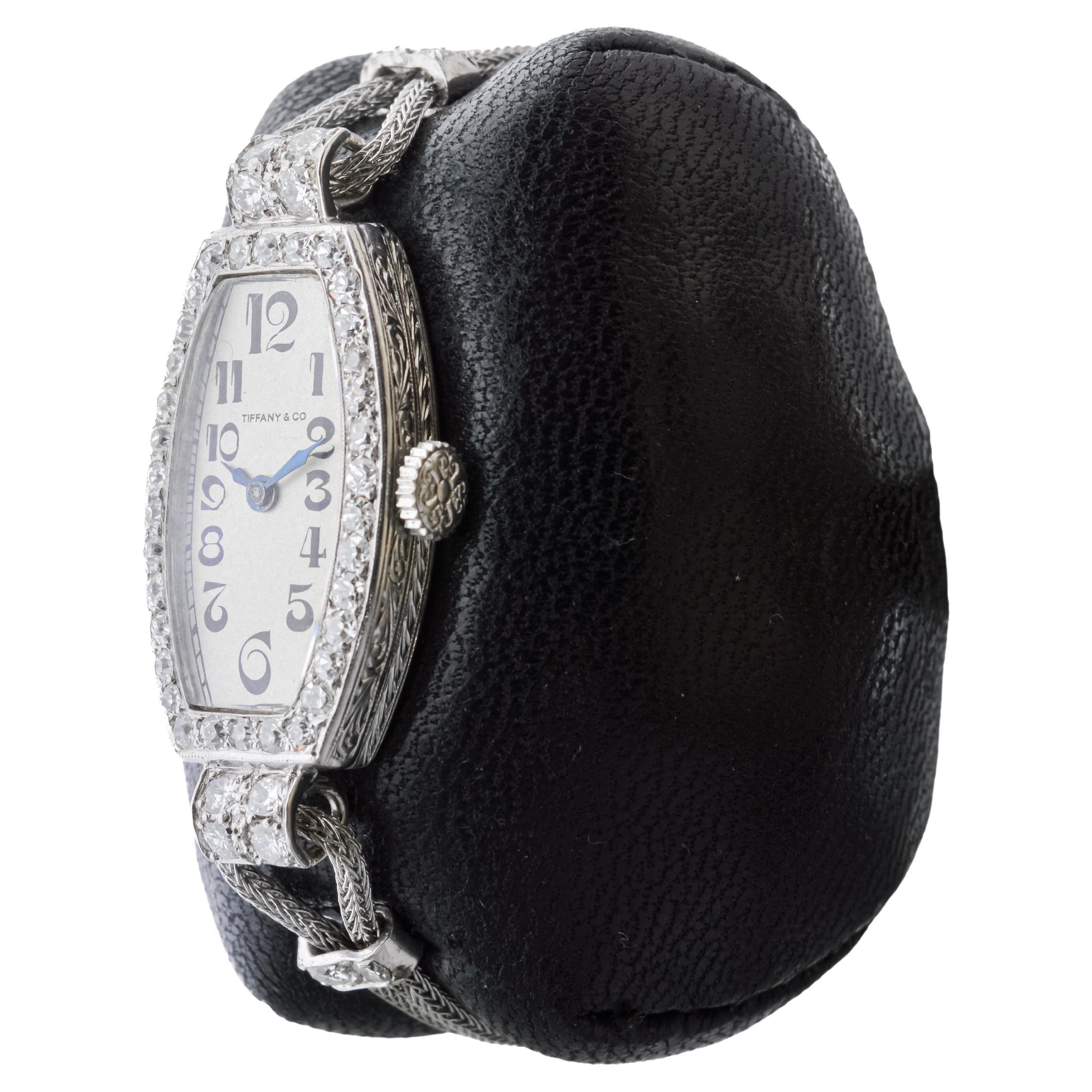 Tiffany & Co. Montre pour dames Art Deco circa 1920 en vente 1