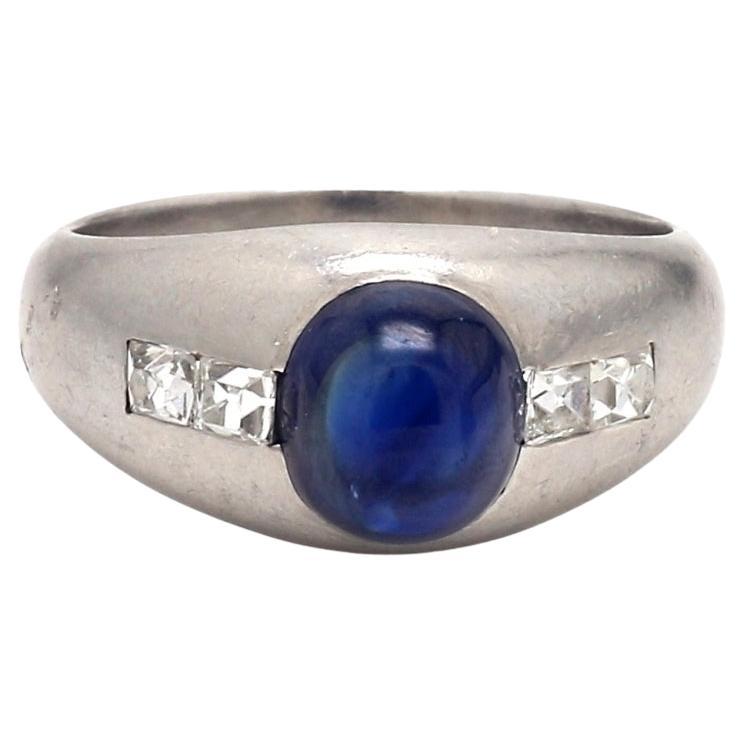 Shreve & Co., Sapphire Ring - GIA Certified For Sale