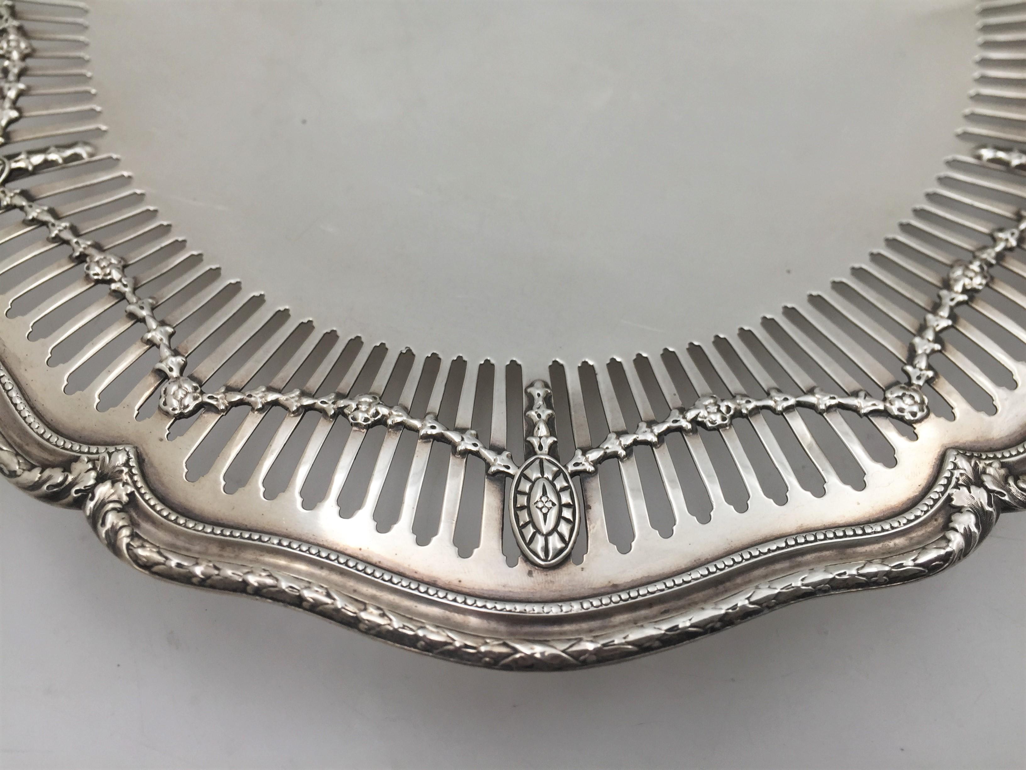 Shreve & Co. Sterling Silver Compote / Dish in Adam Pattern? In Good Condition For Sale In New York, NY